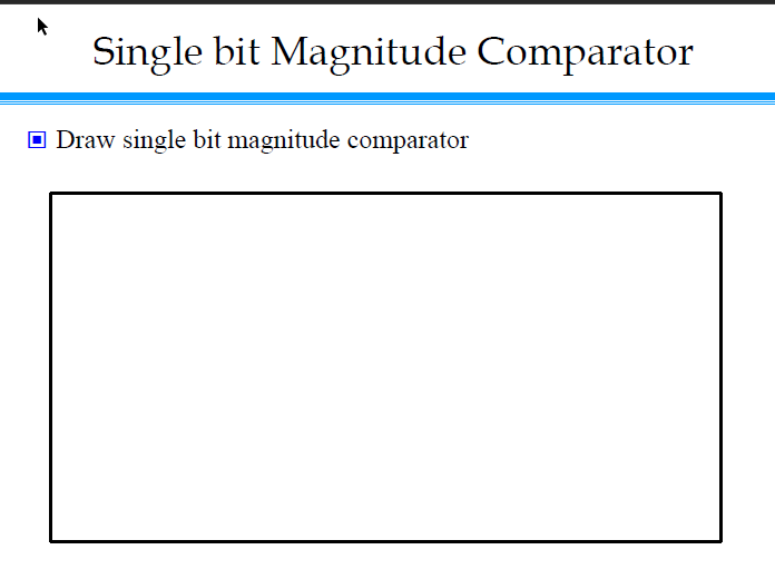 Solved Single bit Magnitude Comparator Draw single bit