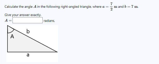 how to calculate side length of a right triangle