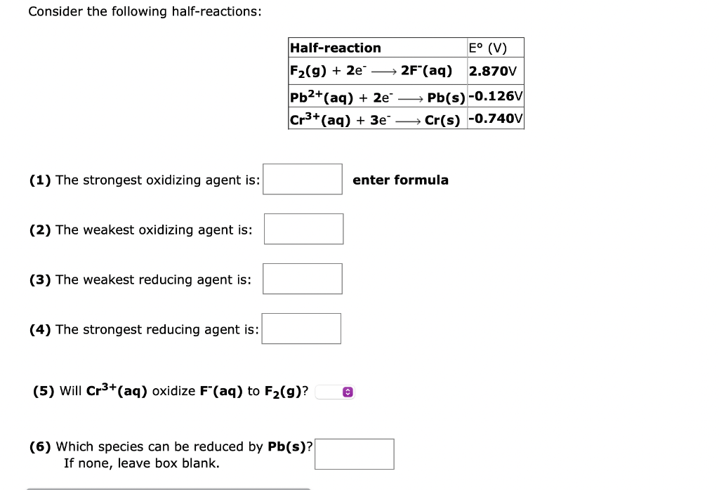 Solved A standard galvanic cell is constructed with Co²+