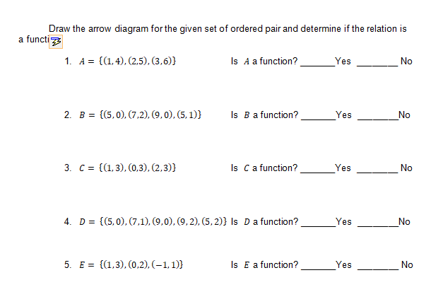 Solved Draw The Arrow Diagram For The Given Set Of Ordere Chegg Com