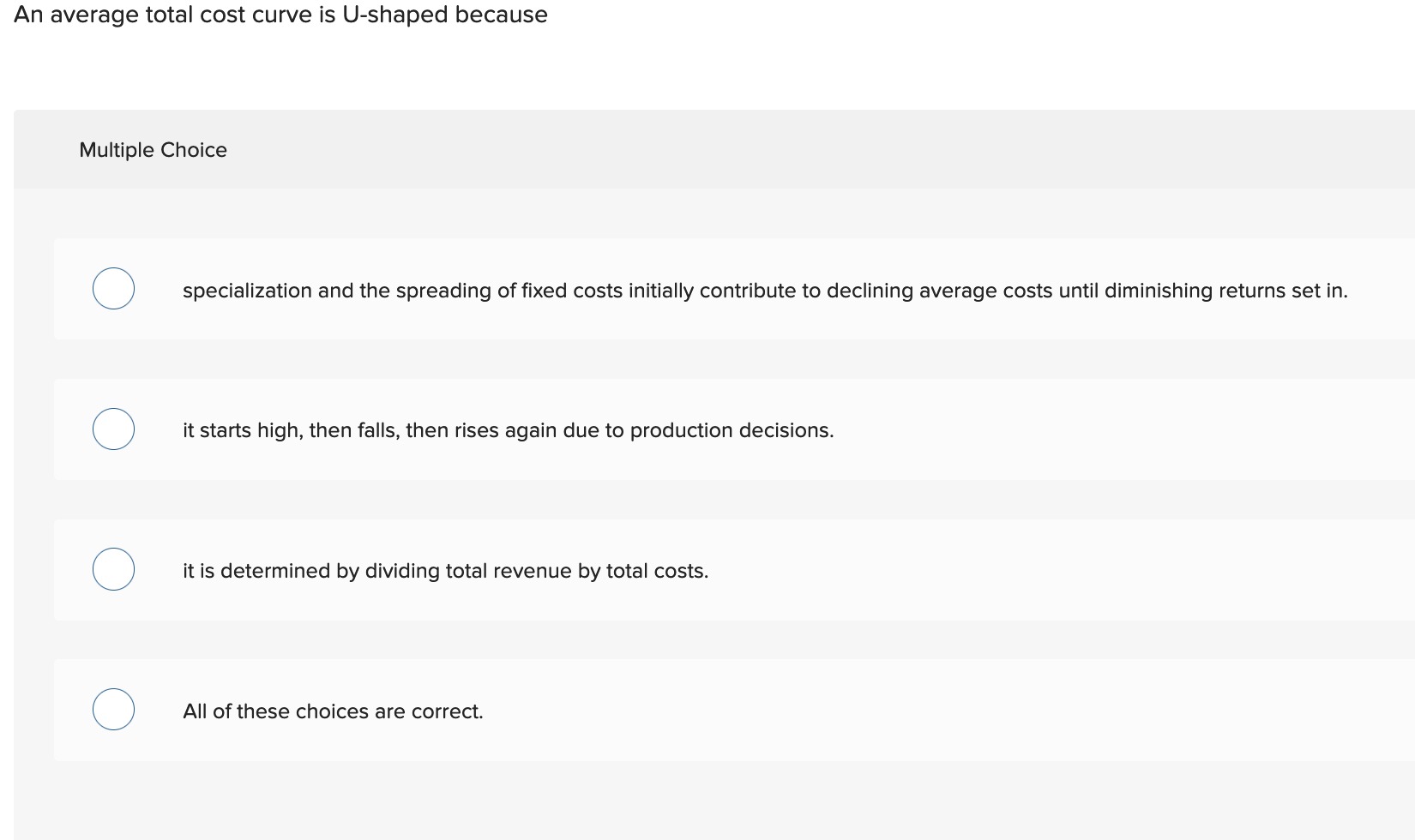 solved-an-average-total-cost-curve-is-u-shaped-because-chegg