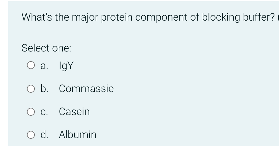 Solved Why do we stain with NBT/BCIP? (1 mark) Select one: | Chegg.com