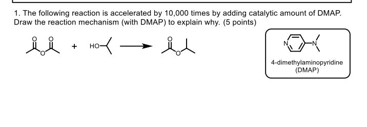 Solved 1. The following reaction is accelerated by 10,000 | Chegg.com