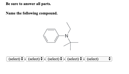 Solved Be sure to answer all parts. Name the following | Chegg.com