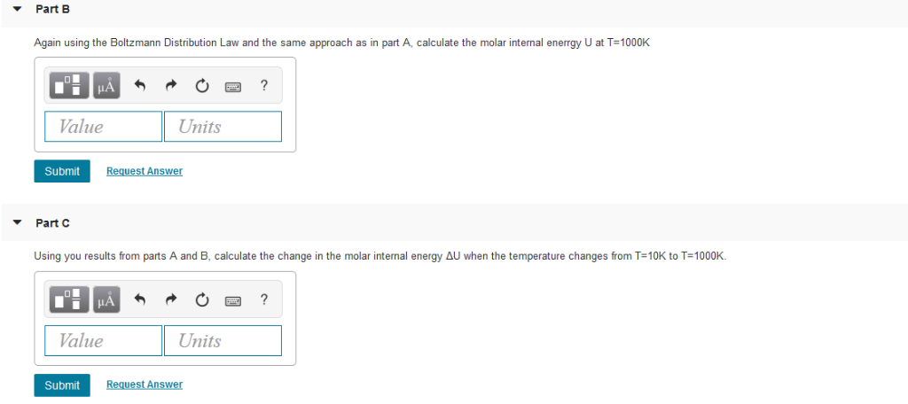 Solved A three level system has energies Eg=0.00J, E1 | Chegg.com
