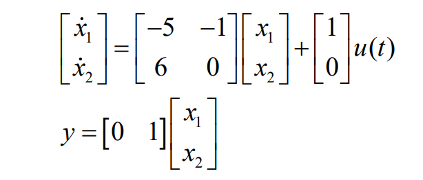 Solved For the following dynamic state-space system shown in | Chegg.com