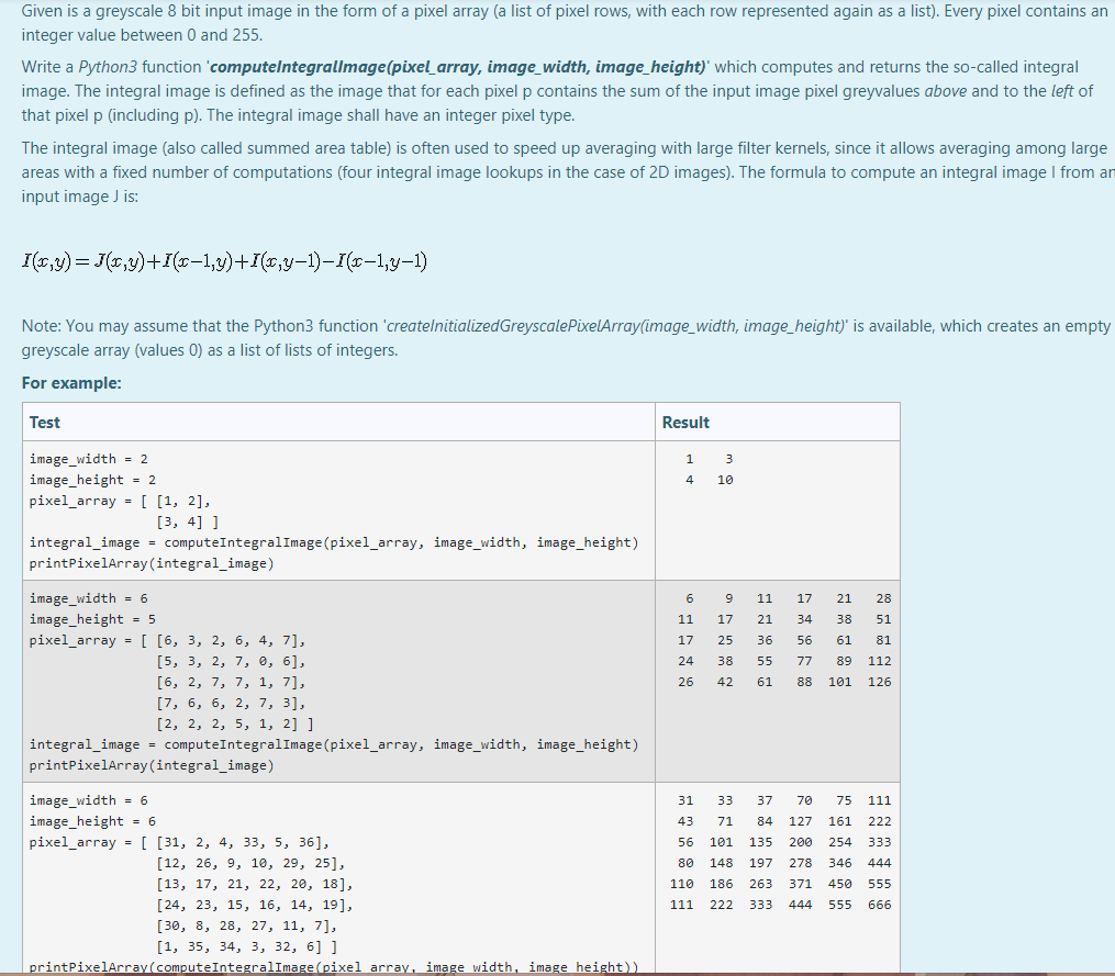 Solved Given is a greyscale 8 bit input image in the form of | Chegg.com