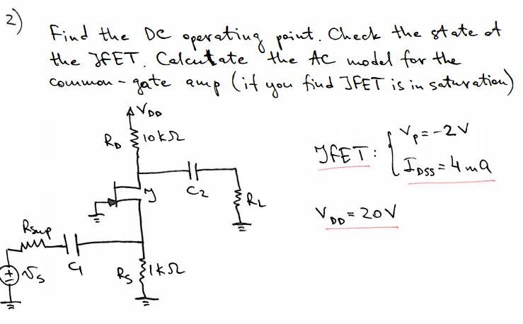 Solved find the DC operating point. Check the state of the | Chegg.com