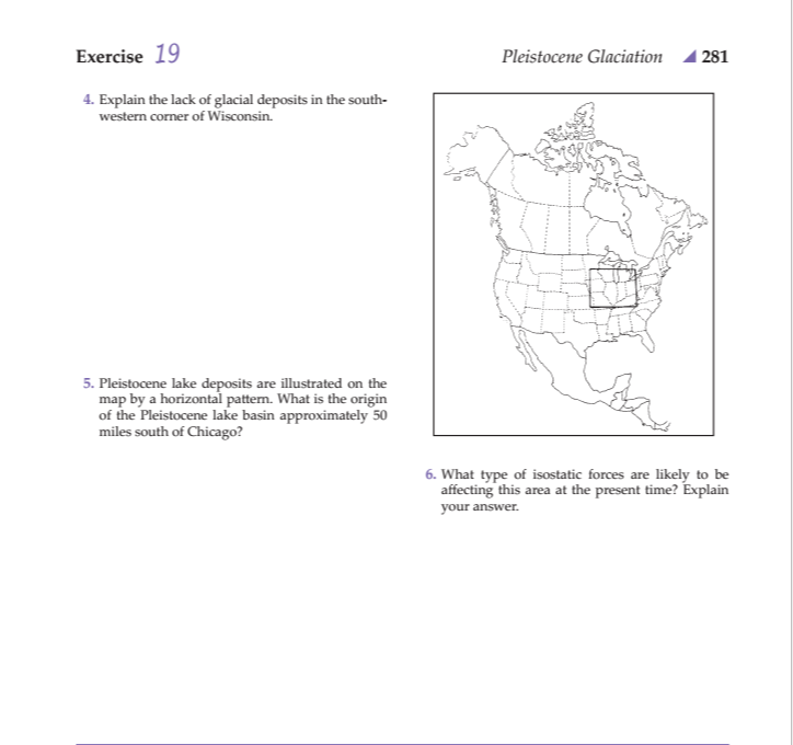 Solved Figure 19.1 Geologic map of the Great lakes Region. | Chegg.com