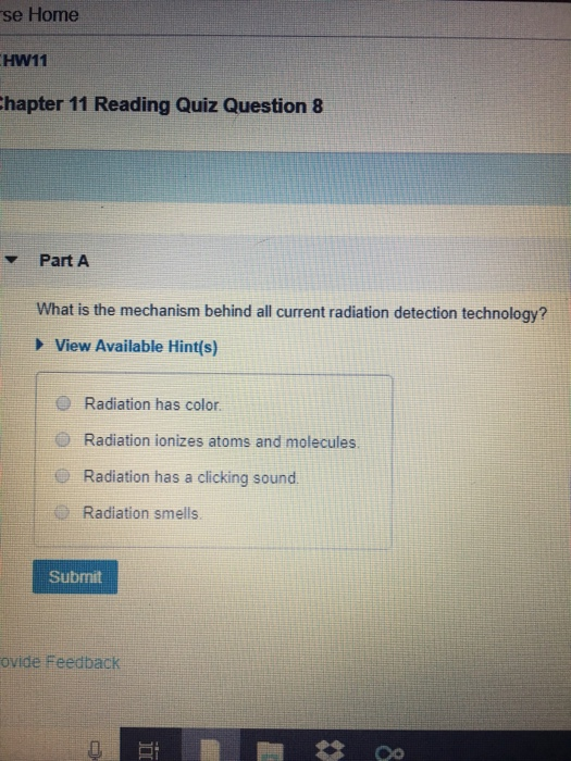 All About Radiation Quiz All About Radiation