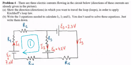 Solved Problem 4 - There Are Three Electric Currents Flowing 