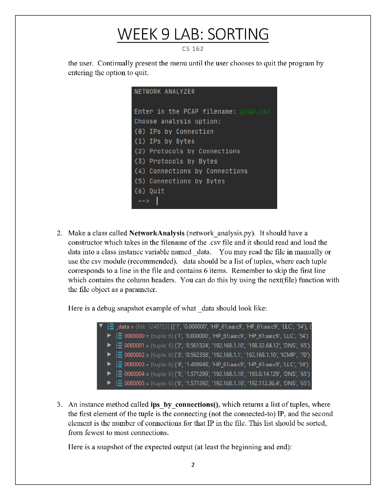 This needs to be in python, as simple as possible | Chegg.com