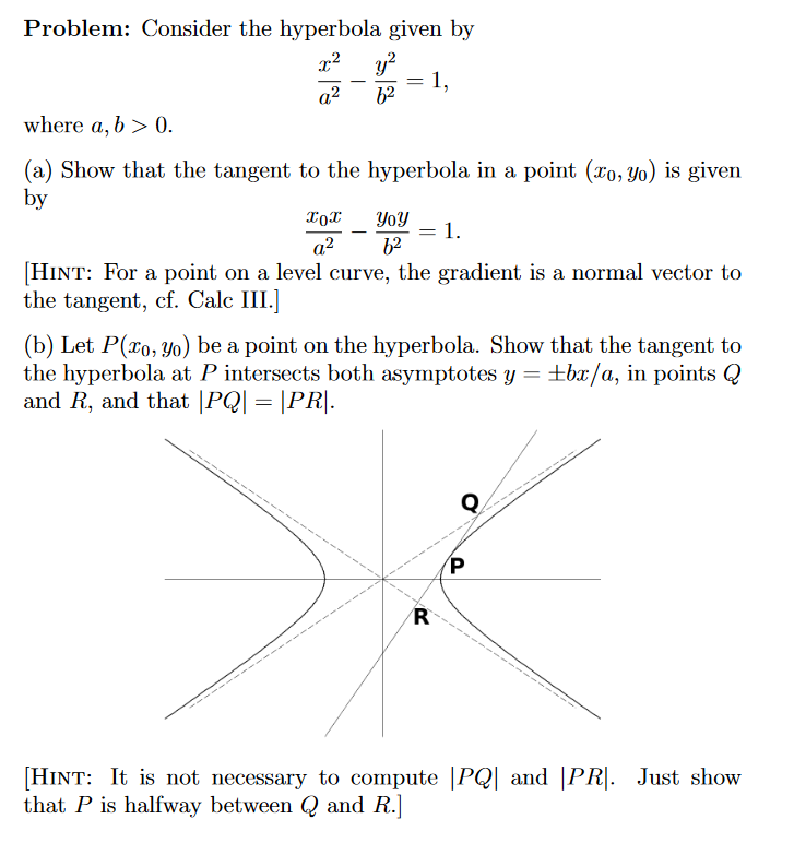 [solved]: Consider The Hyperbola Given By X^2 A^2 Y^2 B^2