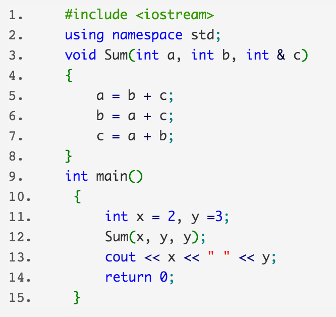 Solved Whats the output of following program | Chegg.com
