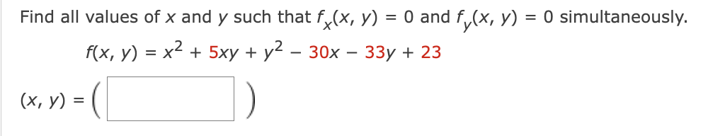 solved-find-all-values-of-x-and-y-such-that-fx-x-y-0-and-chegg