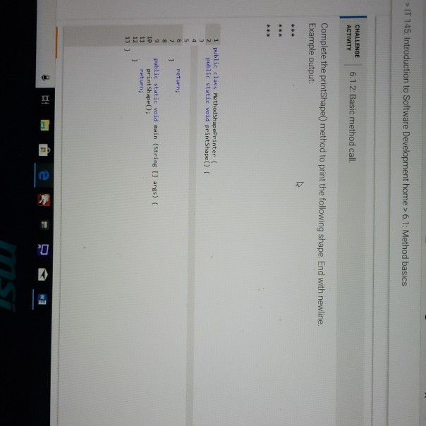 Solved > İT 145 Introduction to Software Development home > | Chegg.com