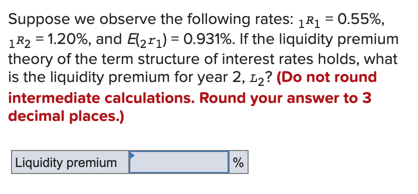 Solved = = = Suppose we observe the following rates: 1R1 = | Chegg.com