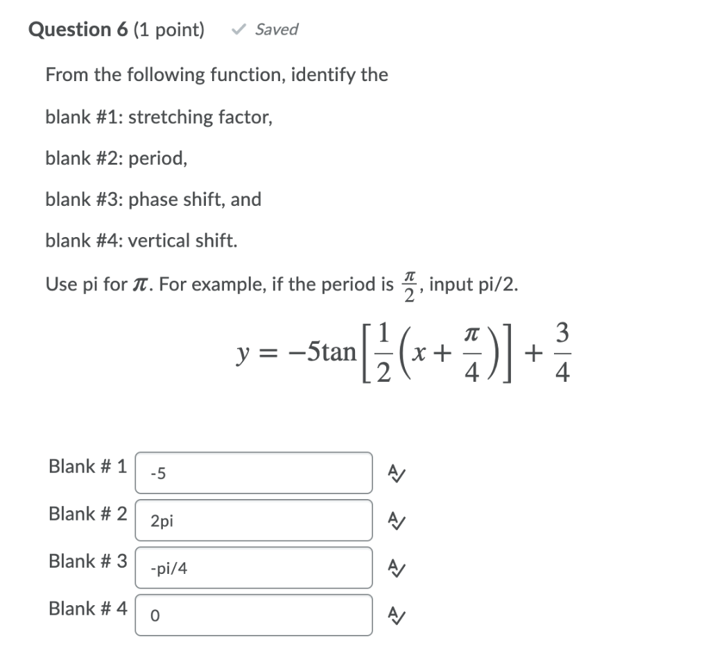 Solved Question 6 (1 point) Saved From the following | Chegg.com