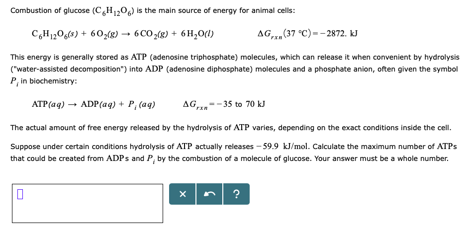 Solved Combustion of glucose CH1) is the main source of | Chegg.com