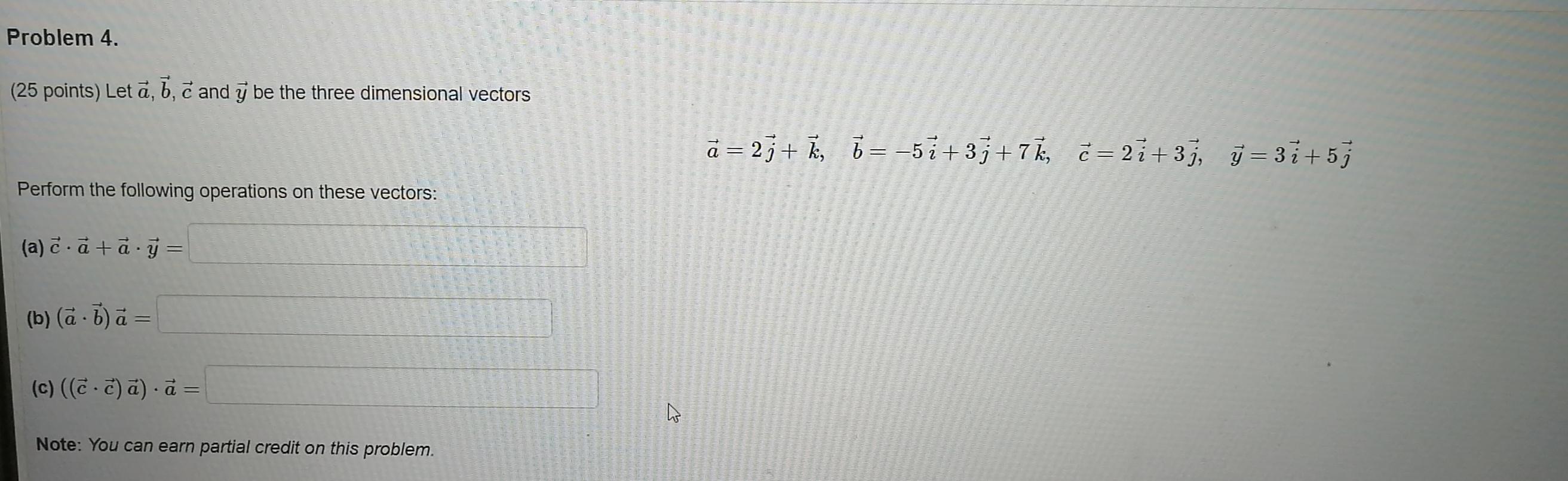 Solved Problem 4. (25 points) Let a, b, c and 7 be the three | Chegg.com
