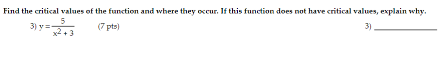 critical values of a function calculator