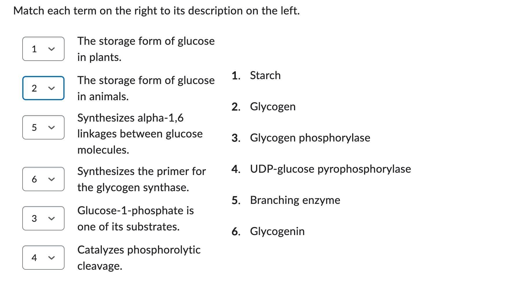 Solved Match each term on the right to its description on | Chegg.com