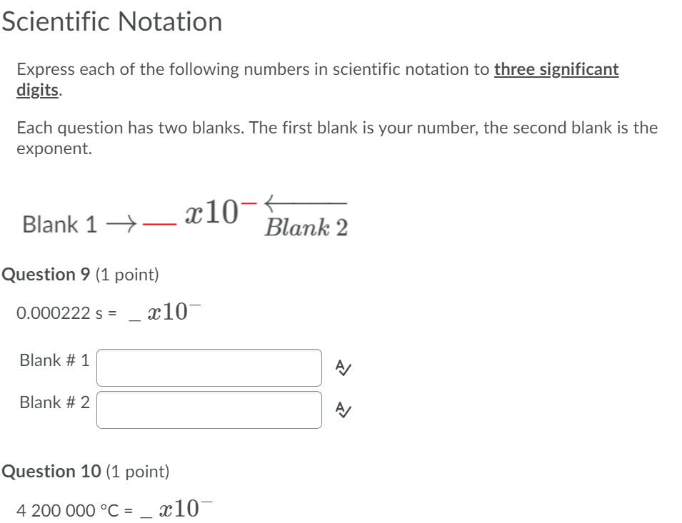 Solved Scientific Notation Express each of the following 