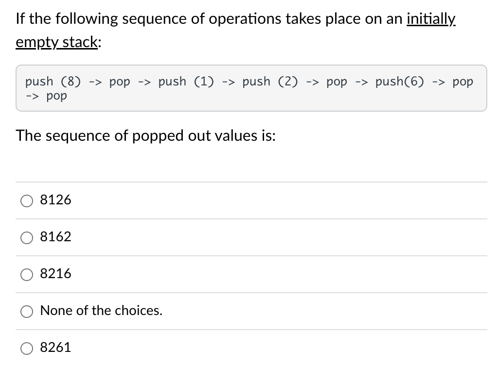Solved If the following sequence of operations takes place | Chegg.com