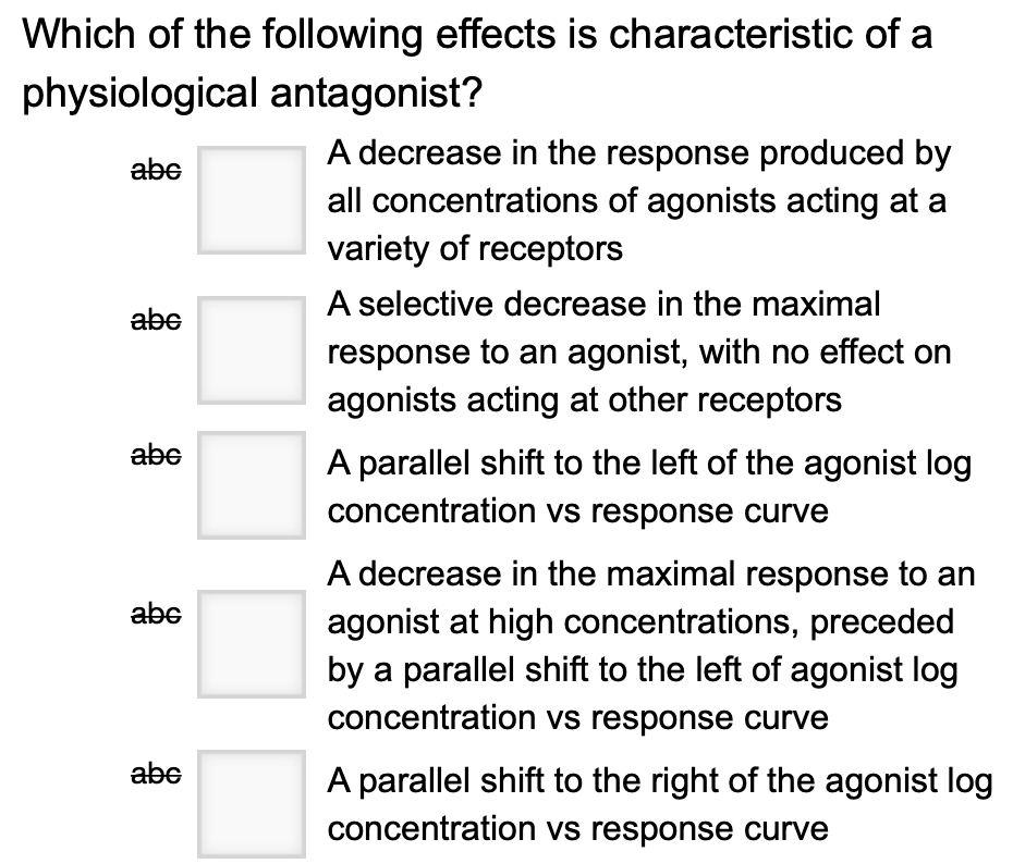 Solved Which of the following effects is characteristic of a