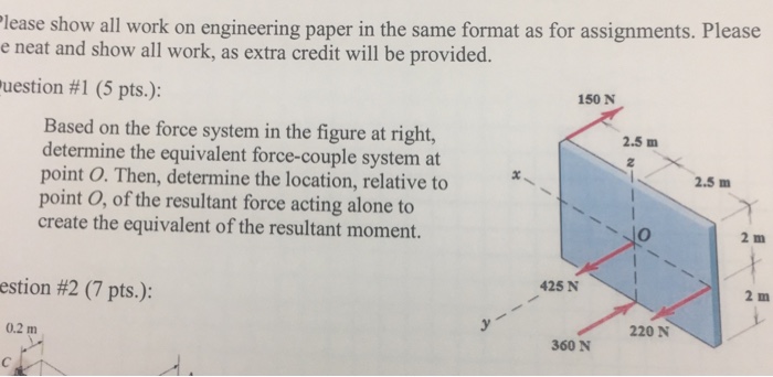 Solved Based on the force system in the figure at right, | Chegg.com