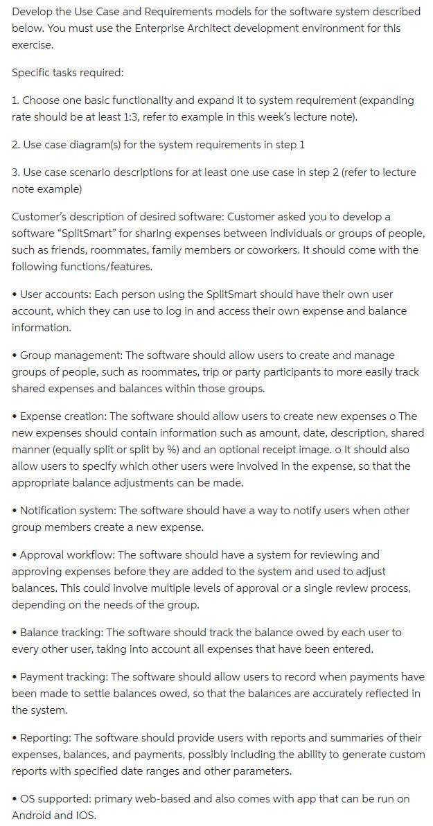 please provide diagram UML Modeling: UML diagrams | Chegg.com