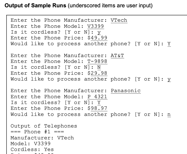 Solved Task 1: Create documentation for the following | Chegg.com