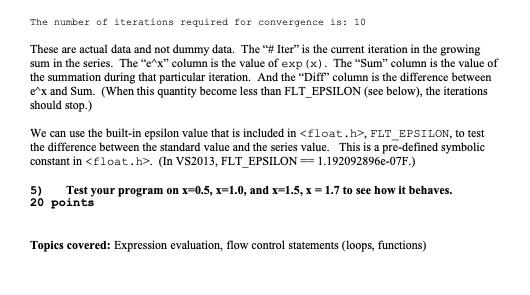 Solved For this program, let's calculate the Taylor series | Chegg.com