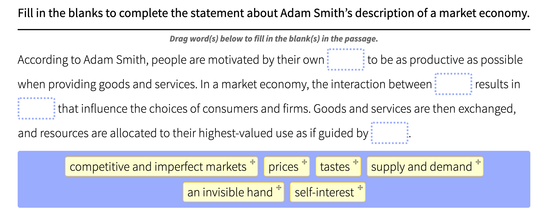 Solved Fill in the blanks to complete the statement about | Chegg.com