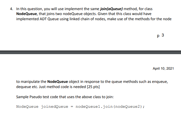 Solved 4. In this question, you will use implement the same | Chegg.com