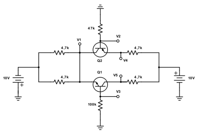 Solved Calculate the voltages V1, V2, V3, V4, and V5 | Chegg.com