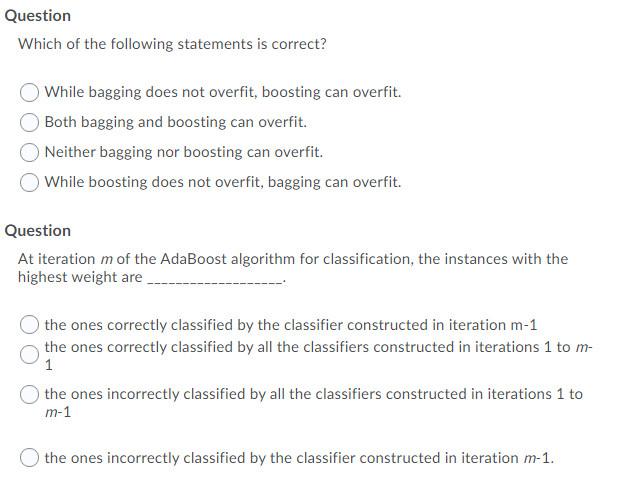Solved Question Which of the following statements is | Chegg.com