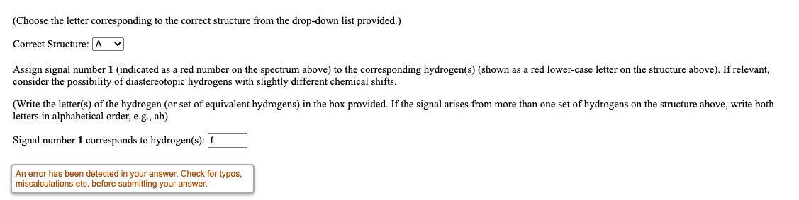 Solved The following is the predicted 'H-NMR spectrum for an | Chegg.com