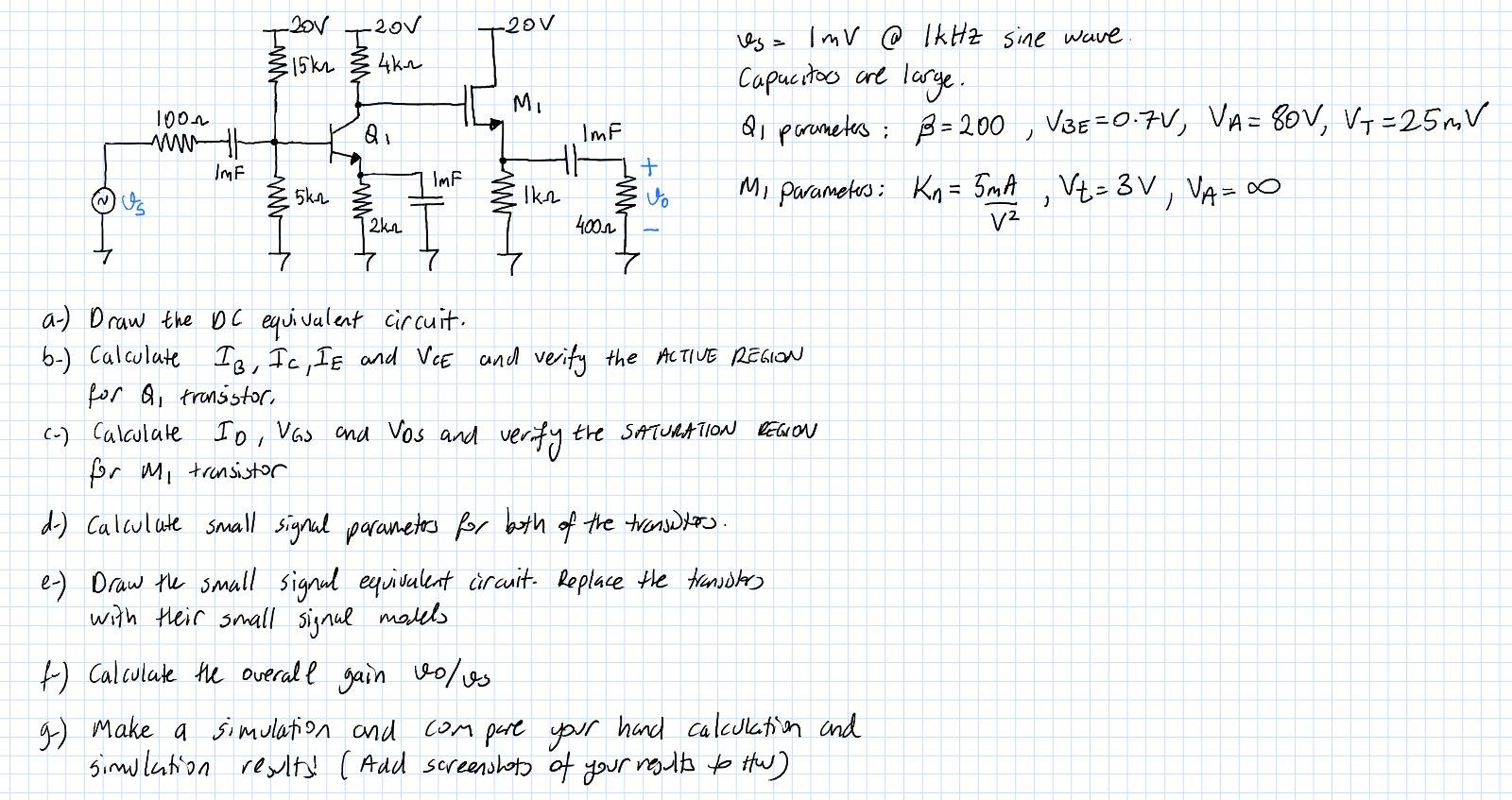 Solved 200 20v 200 15km 4km 1001 With Ime Imf Es Imv Chegg Com