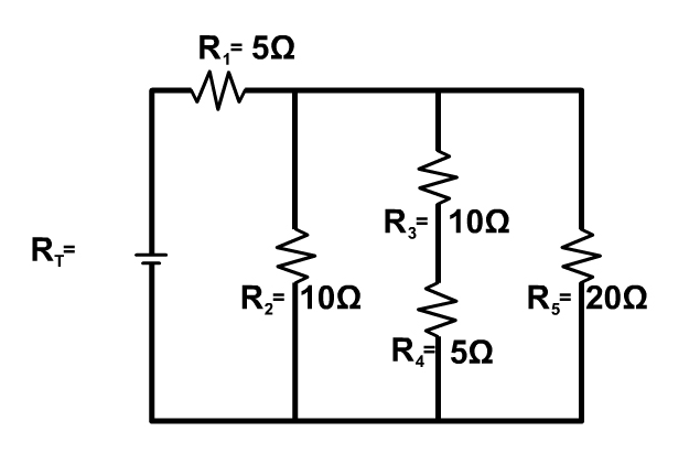 Solved What is the total resistance of the complex circuit | Chegg.com