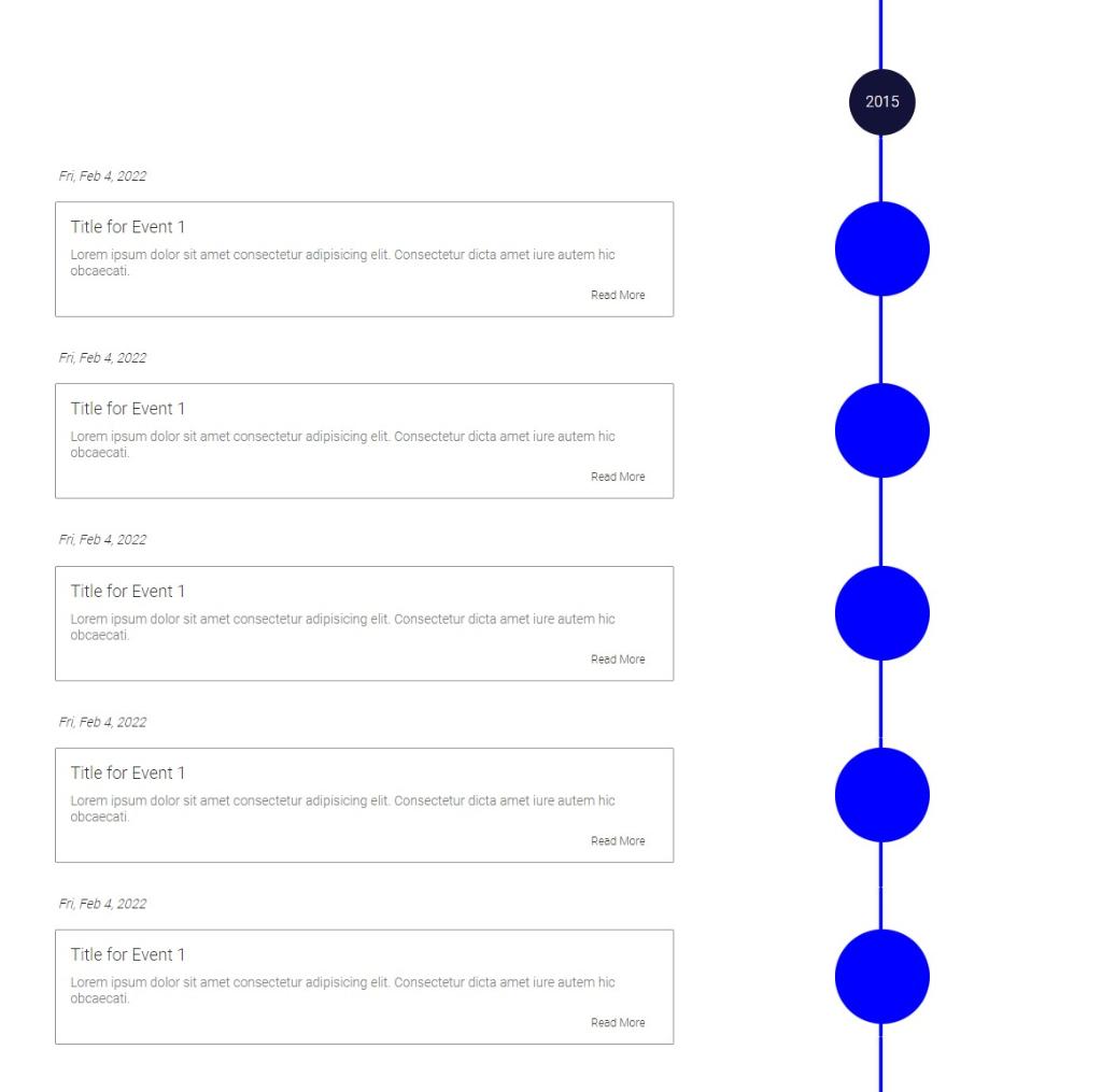 Solved I'm trying to create an animated timeline using html, | Chegg.com