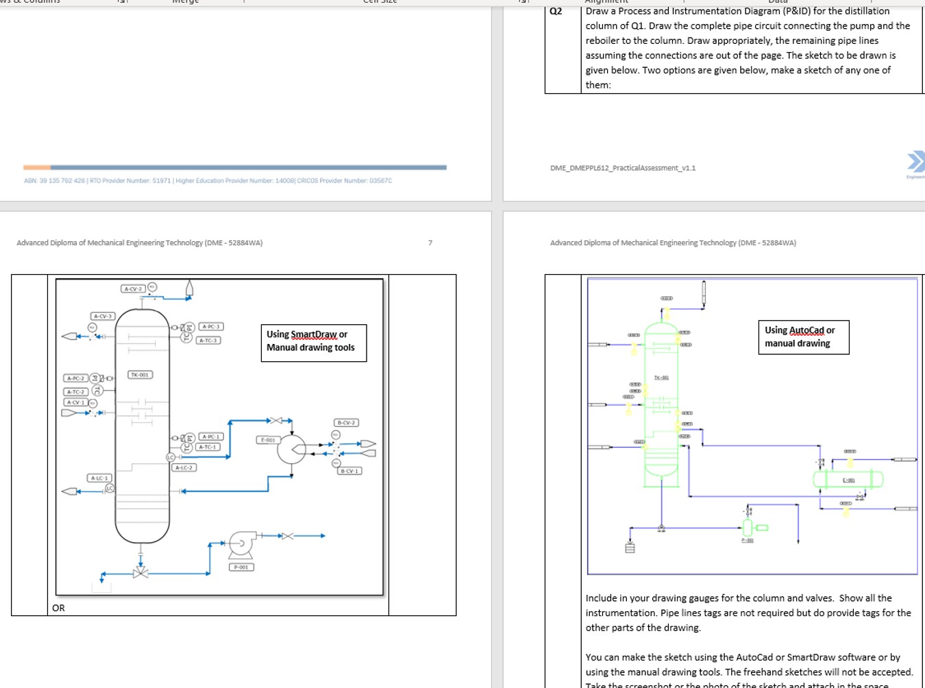 Process And Instrumentation Diagram Autocad Automation And I
