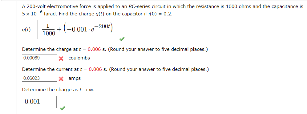 Solved A Volt Electromotive Force Is Applied To An Chegg Com