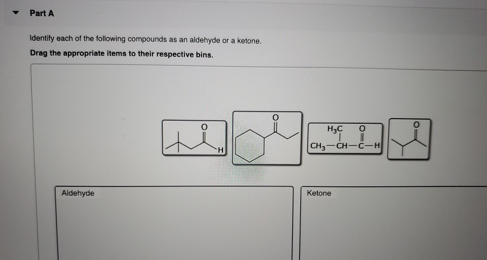 Solved Part A Identify each of the following compounds as an | Chegg.com