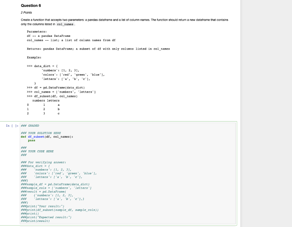 Solved 2 Points Create A Function That Accepts Two | Chegg.Com