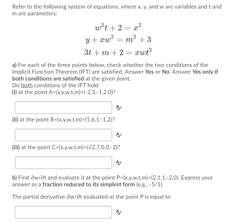 Refer To The Following System Of Equations Where Chegg Com