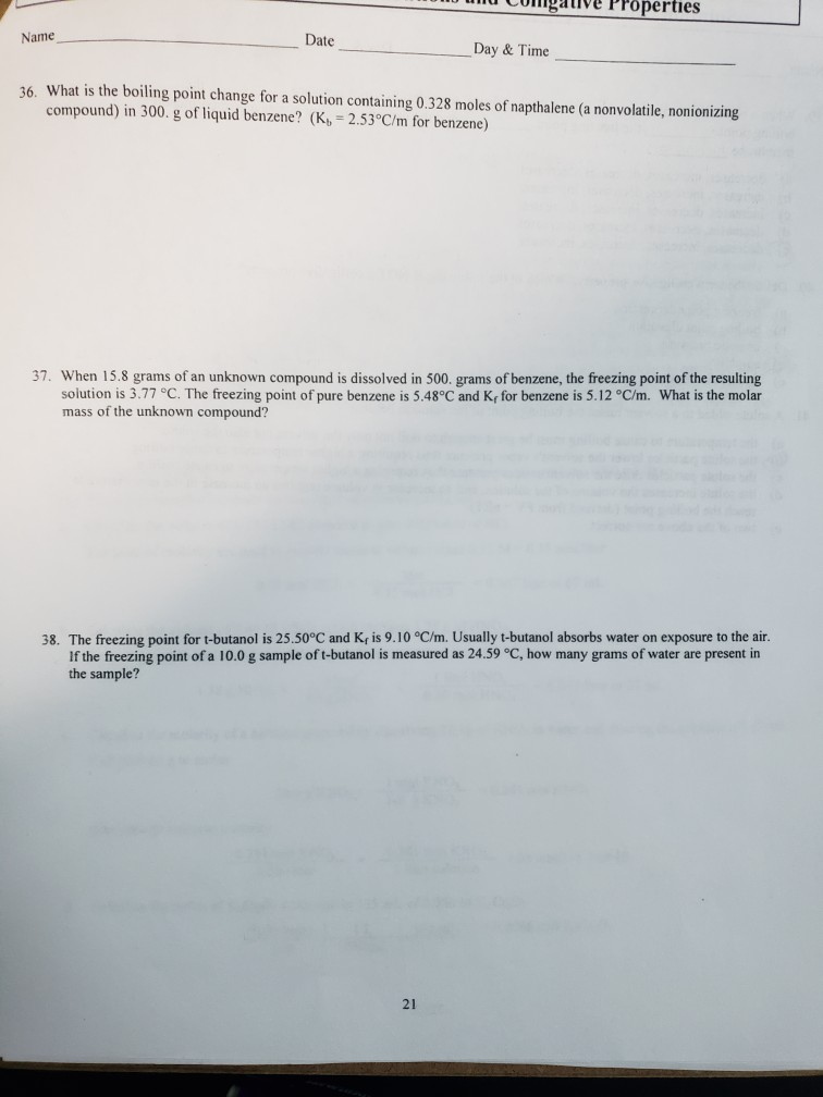 Solved Study Guide B Solution Chemistry Concentrations And Chegg Solved Study Guide B Solution Chemistry Concentrations And Chegg