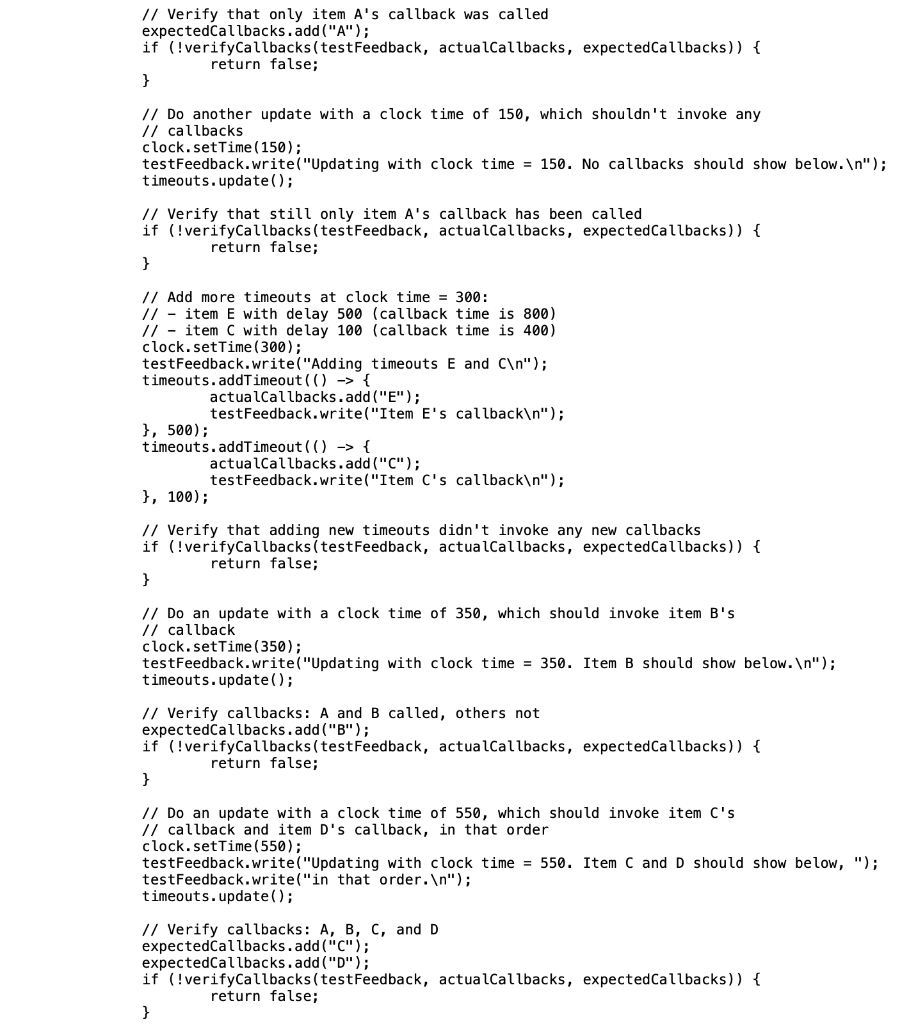 Solved please write java code only where it states Your Code | Chegg.com