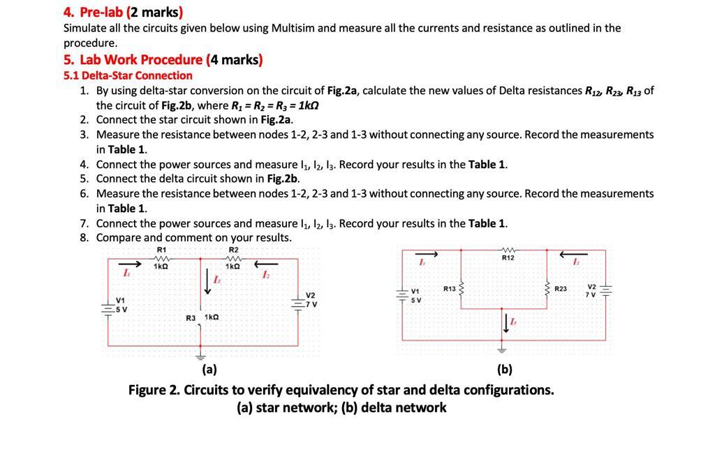 Solved 4. Pre-lab (2 Marks) Simulate All The Circuits Given | Chegg.com