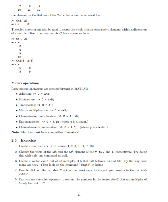 1 Introduction 1.1 What is MATLAB ? Programming | Chegg.com